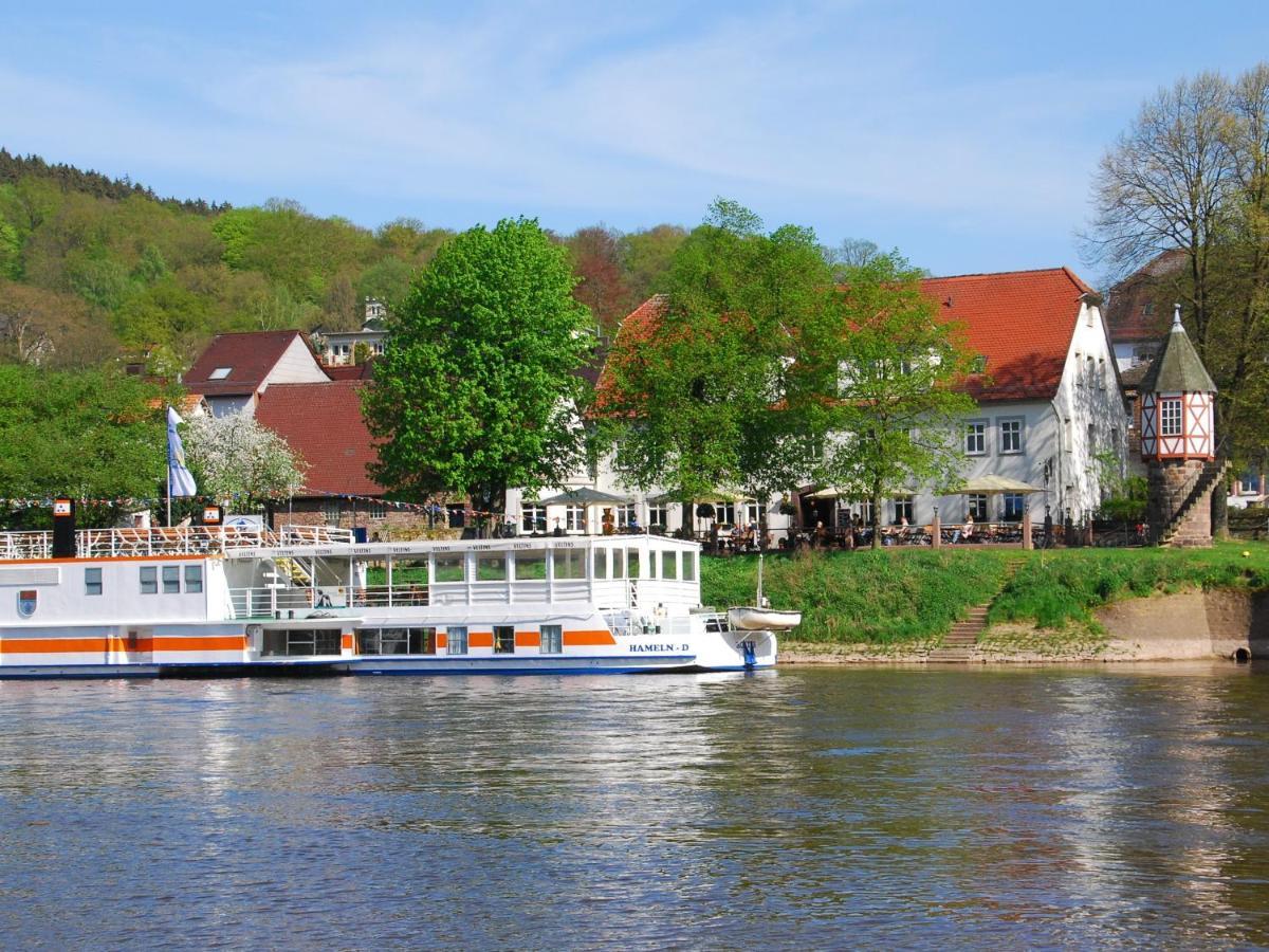 Zum Weserdampfschiff Bad Karlshafen Eksteriør bilde