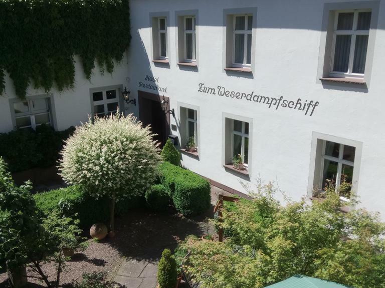 Zum Weserdampfschiff Bad Karlshafen Eksteriør bilde